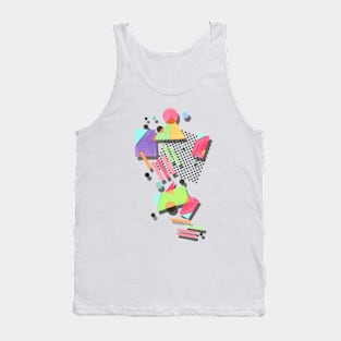 Retro 80s Geometric Tank Top